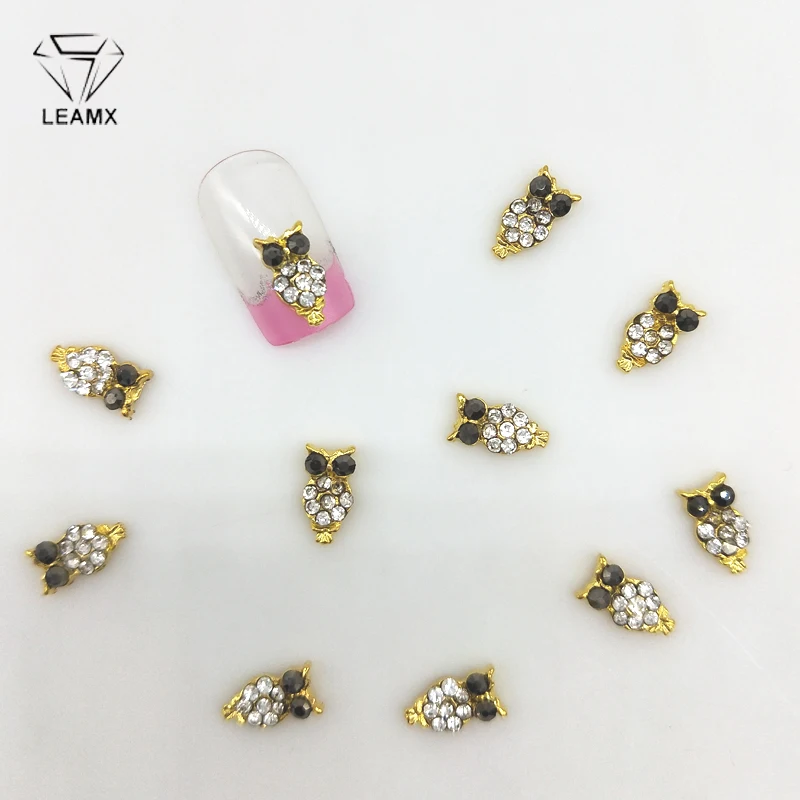 LEAMX 10 PCS/bag Owl Nail Art Decorations Glitter Rhinestones Nails Charms 3D Alloy Nail Animal Diamonds For Manicure Decor L398
LEAMX 10 PCS/bag Owl Nail Art Decorations Glitter Rhinestones Nails Charms 3D Alloy Nail Animal Diamonds For Manicure Decor L398