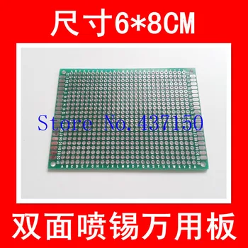 10PCS/Lot ,6 * 8CM sided HASL universal board / Universal board / Pegboard / breadboard green oil glass plate thickness 1.5MMFre
10PCS/Lot ,6 * 8CM sided HASL universal board / Universal board / Pegboard / breadboard green oil glass plate thickness 1.5MMFre