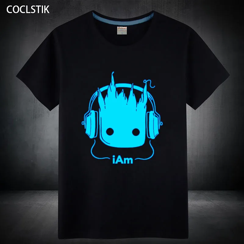 100% Cotton Mens Summer Groot T Shirt Fluorescent Printed Tops Male Short Sleeve I Am Groot Guardians of The Galaxy Tshirt S-5XL
100% Cotton Mens Summer Groot T Shirt Fluorescent Printed Tops Male Short Sleeve I Am Groot Guardians of The Galaxy Tshirt S-5XL