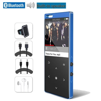 Hi-Fi MP3Player with Bluetooth Lossless Sound MP3 Music Players Touch Button Built in Loud Speaker with FM Free Gift Lanyard
Hi-Fi MP3Player with Bluetooth Lossless Sound MP3 Music Players Touch Button Built in Loud Speaker with FM Free Gift Lanyard