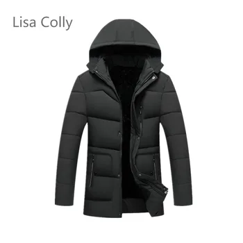 Lisa Colly New Men winter jacket Coat Outerwear men's casual hooded Cotton coat brand Long sleeves Thick Warm Jacket Parkas
Lisa Colly New Men winter jacket Coat Outerwear men's casual hooded Cotton coat brand Long sleeves Thick Warm Jacket Parkas