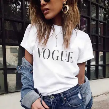 2019 Suumer Women T Shirt VOGUE Letter Printing Brand Female T-shirt Casual Loose Short Sleeve O Neck Tops White Harajuku Gothic
2019 Suumer Women T Shirt VOGUE Letter Printing Brand Female T-shirt Casual Loose Short Sleeve O Neck Tops White Harajuku Gothic