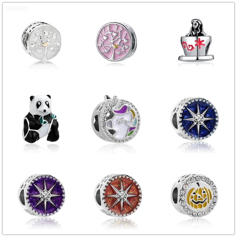 Neastamor alloy Plated Bead The Tree Of Life Panda Halloween Pumpkin Beads Charms Fit Women Pandora Bracelet DIY Jewelry Gift
Neastamor alloy Plated Bead The Tree Of Life Panda Halloween Pumpkin Beads Charms Fit Women Pandora Bracelet DIY Jewelry Gift
