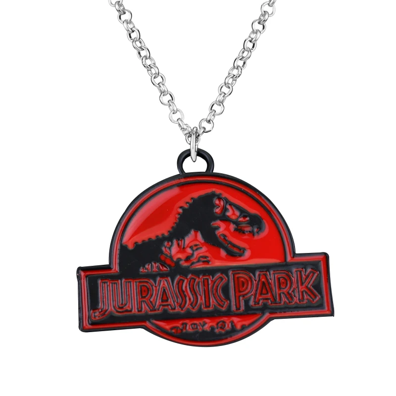 Jurassic Park Necklace Hot Moive Jurassic World Pendant Fashion link chain Necklaces Friendship Gift Jewelry
Jurassic Park Necklace Hot Moive Jurassic World Pendant Fashion link chain Necklaces Friendship Gift Jewelry