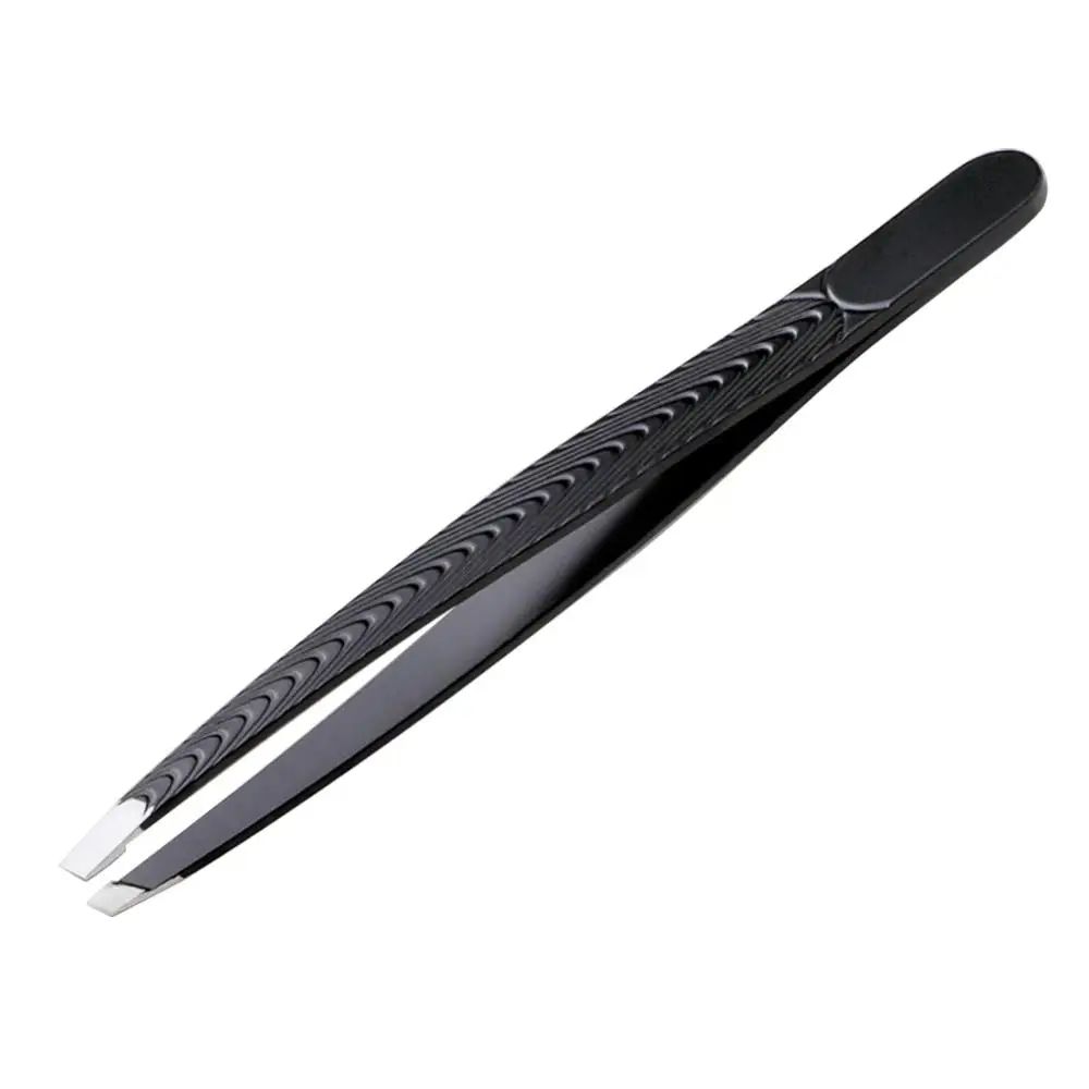 Multifunction Eyebrow Tweezer Black Slanted Stainless Steel Tweezer Trimmer Eyelash Clip Hair Removal Makeup Tool
Multifunction Eyebrow Tweezer Black Slanted Stainless Steel Tweezer Trimmer Eyelash Clip Hair Removal Makeup Tool