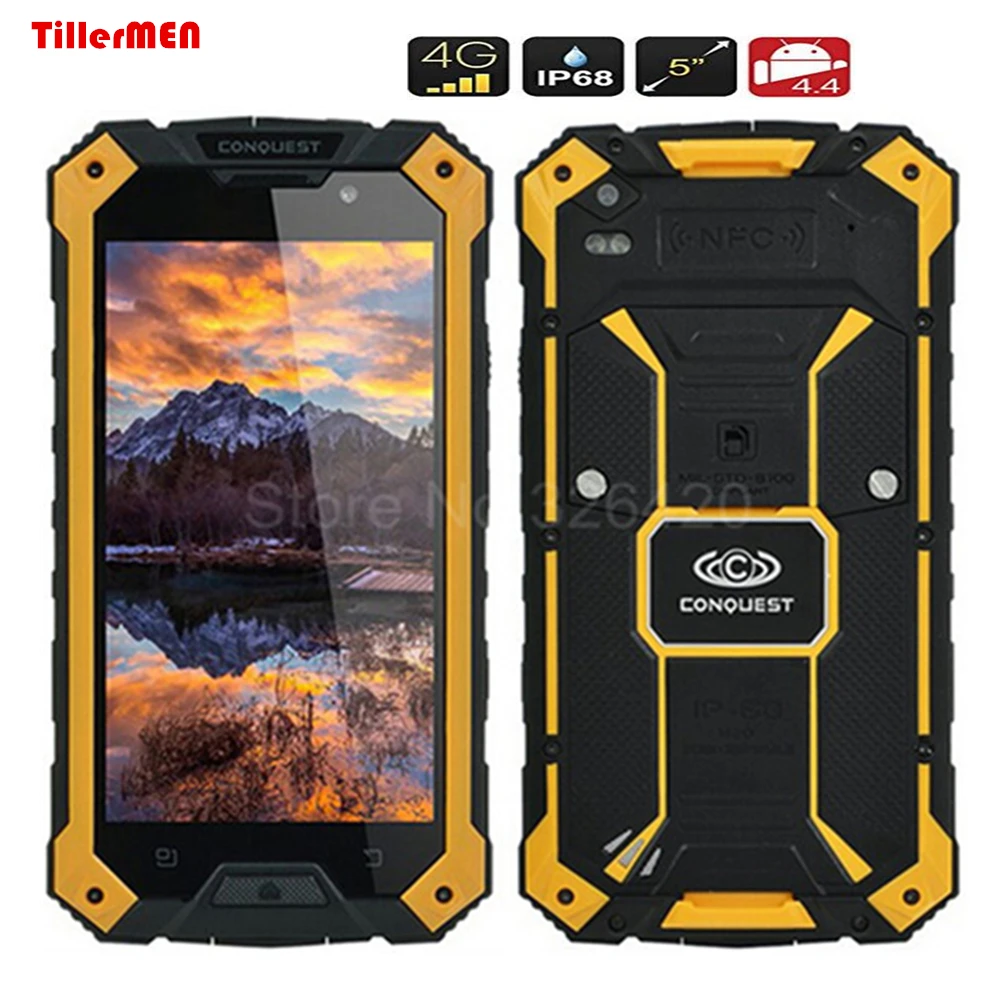 Conquest S6 Upgrade Version Rugged Android Waterproof phone 6000mAH MTK6735 Quad Core 5" 3GB RAM 32GB ROM CAT 4G LTE FDD
Conquest S6 Upgrade Version Rugged Android Waterproof phone 6000mAH MTK6735 Quad Core 5" 3GB RAM 32GB ROM CAT 4G LTE FDD