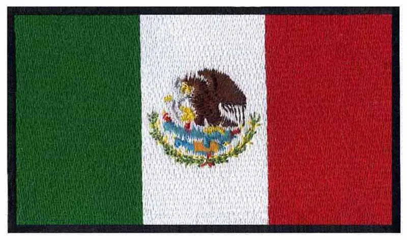 Embroidery flag patches logos of Mexico iron on 3" wide /scout/tactical patches/acessorios para cabelo 
Embroidery flag patches logos of Mexico iron on 3" wide /scout/tactical patches/acessorios para cabelo