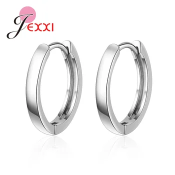 Women 925 Sterling Silver Metal Concise Hoop Earrings White Black Color Jewelry Birthday Gift For Girls Summer Korean Ear Bijoux
Women 925 Sterling Silver Metal Concise Hoop Earrings White Black Color Jewelry Birthday Gift For Girls Summer Korean Ear Bijoux