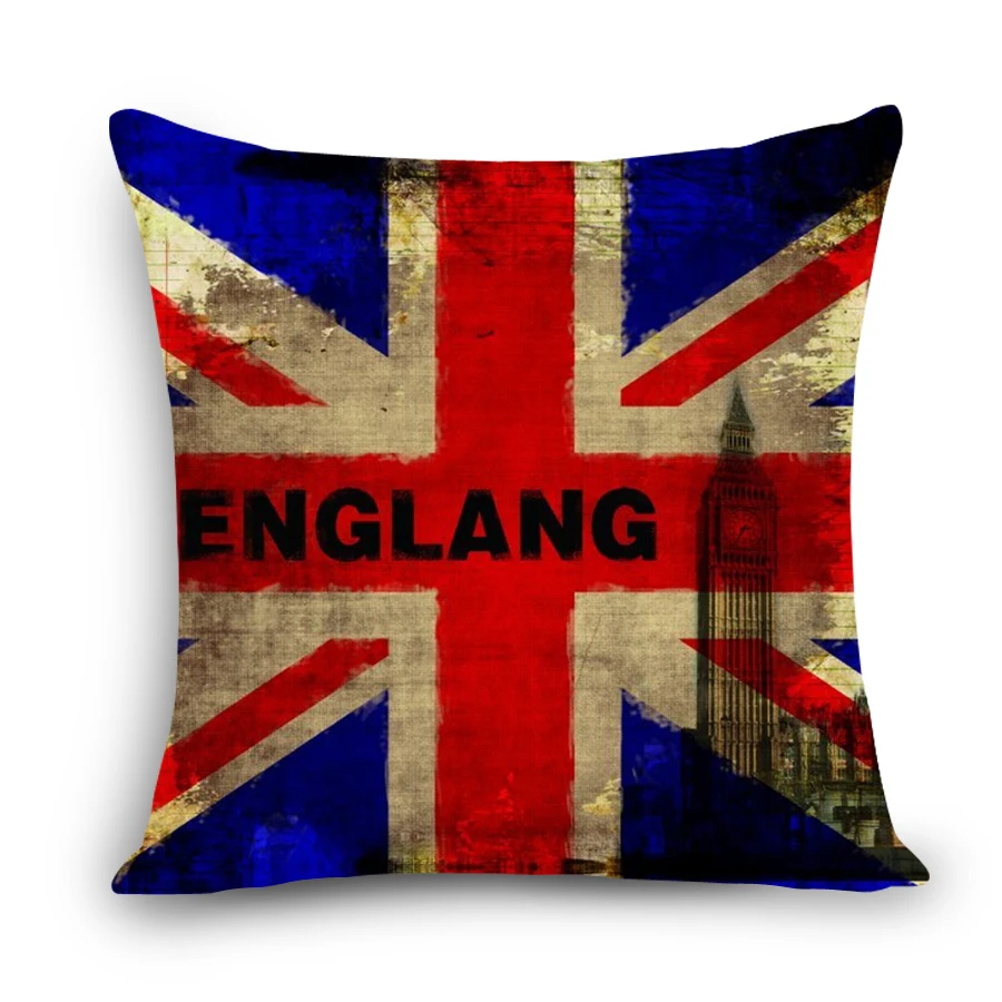 Home Decorative seat Cushion England flag Square Throw Pillowcases 18" Vintage Cotton Linen Pillow paris city icon decor
Home Decorative seat Cushion England flag Square Throw Pillowcases 18" Vintage Cotton Linen Pillow paris city icon decor