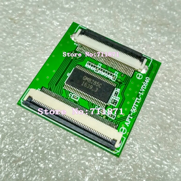 0.5 Pitch 50P TTL 40P LVDS Adapter Pitch 0.5 40P 50P LVDS TTL FPC FFC Adapter Connector AFT TTL 50P LVDS 40Pin FFC FPC Adapter
0.5 Pitch 50P TTL 40P LVDS Adapter Pitch 0.5 40P 50P LVDS TTL FPC FFC Adapter Connector AFT TTL 50P LVDS 40Pin FFC FPC Adapter