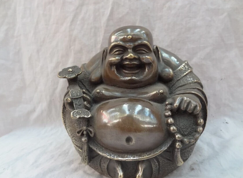 song voge gem S4764 8" Chinese Bronze Copper Buddhism RuYi Happy Laughing Maitreya Buddha Statue
song voge gem S4764 8" Chinese Bronze Copper Buddhism RuYi Happy Laughing Maitreya Buddha Statue