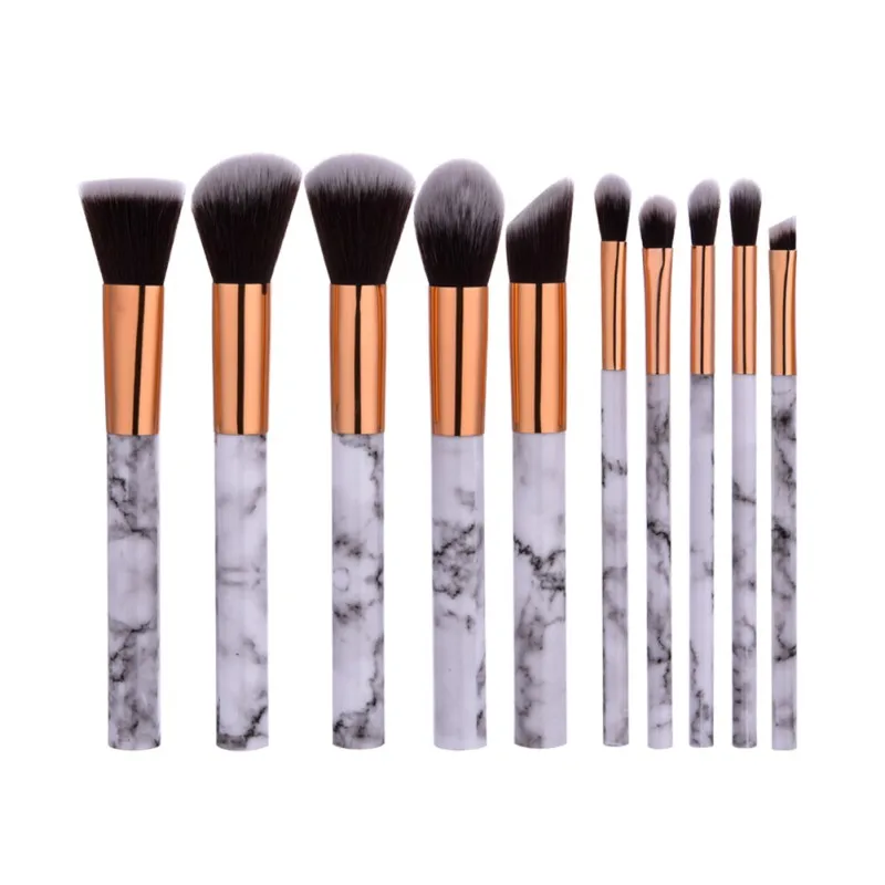 Useful Professnial Women Makeup Brushes Extremely Soft Makeup Brush Set 10pcs Foundation Powder Brush Marble Make Up Tools
Useful Professnial Women Makeup Brushes Extremely Soft Makeup Brush Set 10pcs Foundation Powder Brush Marble Make Up Tools