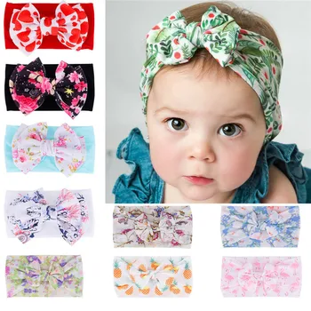 2019 New Spring Summer Baby Headbands Big Bowknot Printed Infant Girls Headwraps Newborn Turban Headbows Photography Gifts
2019 New Spring Summer Baby Headbands Big Bowknot Printed Infant Girls Headwraps Newborn Turban Headbows Photography Gifts