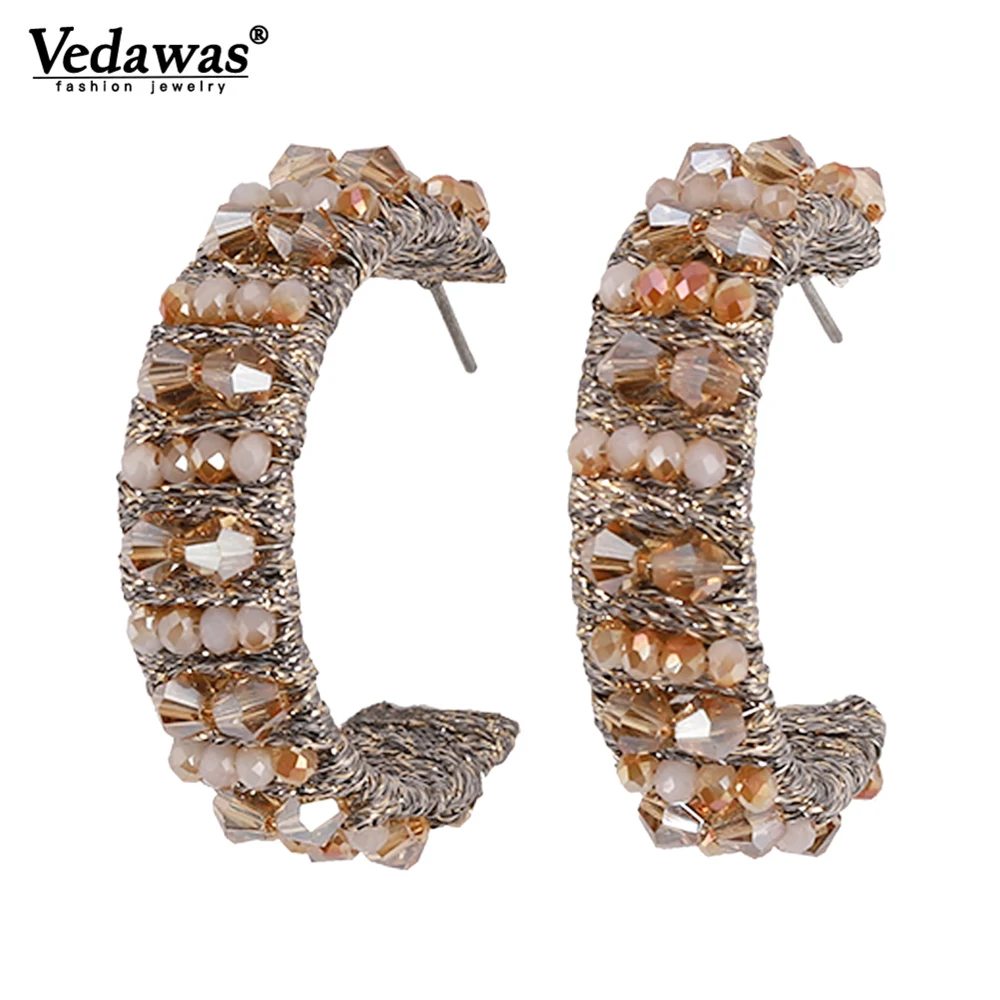 Vedawas Fashion Jewelry Crystal Stud Earrings for Women Valentine's Day Gifts 2019 Handmade Statement Bijoux Wholesale xg2483
Vedawas Fashion Jewelry Crystal Stud Earrings for Women Valentine's Day Gifts 2019 Handmade Statement Bijoux Wholesale xg2483