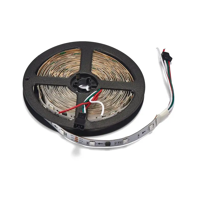 WS2811 30 LEDs/M 5050 SMD RGB Strip Light Pixels Programmable Individual Addressable External 5m/roll Non Waterproof DC12V
WS2811 30 LEDs/M 5050 SMD RGB Strip Light Pixels Programmable Individual Addressable External 5m/roll Non Waterproof DC12V