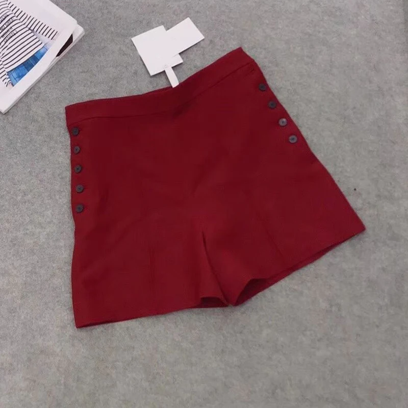 High Quality Shorts Women's High Waist Wine Red Black Fashion Elegant Wool Retro Casual Straight Women's Shorts
High Quality Shorts Women's High Waist Wine Red Black Fashion Elegant Wool Retro Casual Straight Women's Shorts