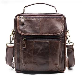 Men's Shoulder First Layer Cowhide Casual handBags Crazy Horse Genuine Leather Retro Men's Bag Vertical IPAD Messenger Bag
Men's Shoulder First Layer Cowhide Casual handBags Crazy Horse Genuine Leather Retro Men's Bag Vertical IPAD Messenger Bag