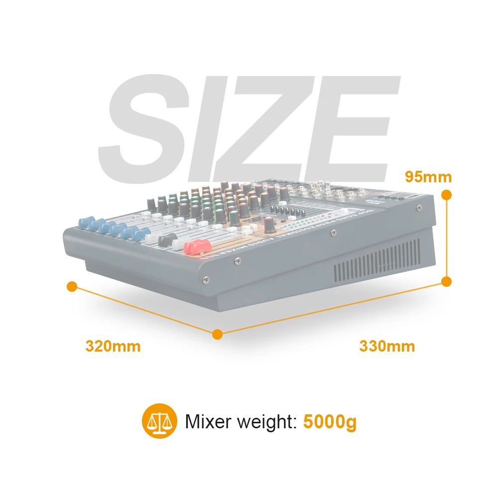 Debra Audio EVA-8 8 Channel Audio MixerDJ & Studio Console Mixer System Built-in Bluetooth Wireless Receiver Debra Audio EVA-8 8 Channel Audio MixerDJ & Studio Console Mixer System Built-in Bluetooth Wireless Receiver