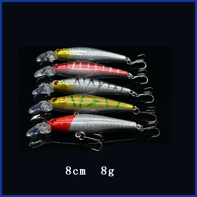Рыболовная приманка Minnow с 3D глазами, жесткая приманка, 8 см, бесплатная доставка, 5 шт./Лот
Рыболовная приманка Minnow с 3D глазами, жесткая приманка, 8 см, бесплатная доставка, 5 шт./Лот