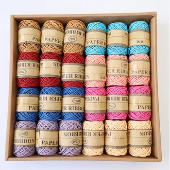24 Rolls 10m/roll Raffia Paper Rope Gift Cake Box Wrap Ribbon Wedding Birthday Party Packaging Material DIY Crafts Home Decor
24 Rolls 10m/roll Raffia Paper Rope Gift Cake Box Wrap Ribbon Wedding Birthday Party Packaging Material DIY Crafts Home Decor