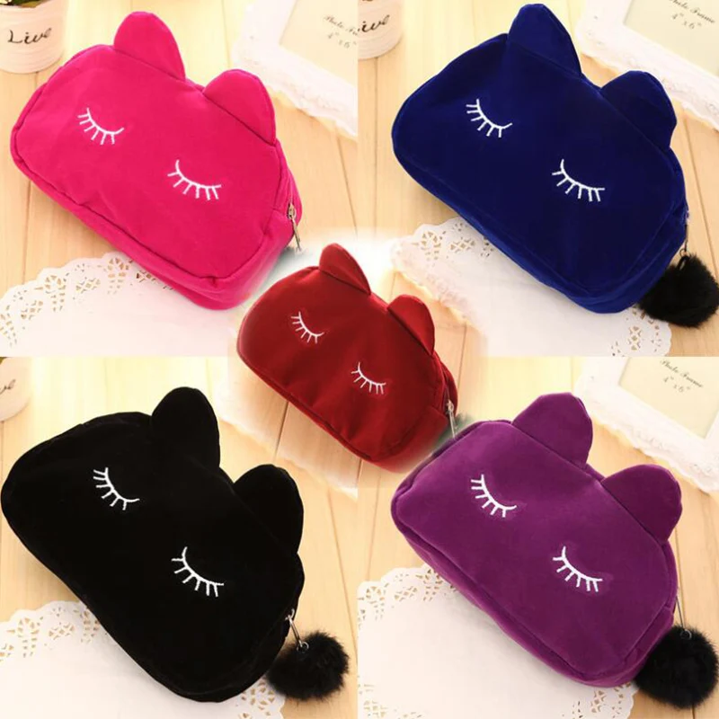New Fashion Portable Cartoon Cat Coin Storage Case Travel Makeup Flannel Pouch Cosmetic Bag Cases For Women Girls
New Fashion Portable Cartoon Cat Coin Storage Case Travel Makeup Flannel Pouch Cosmetic Bag Cases For Women Girls