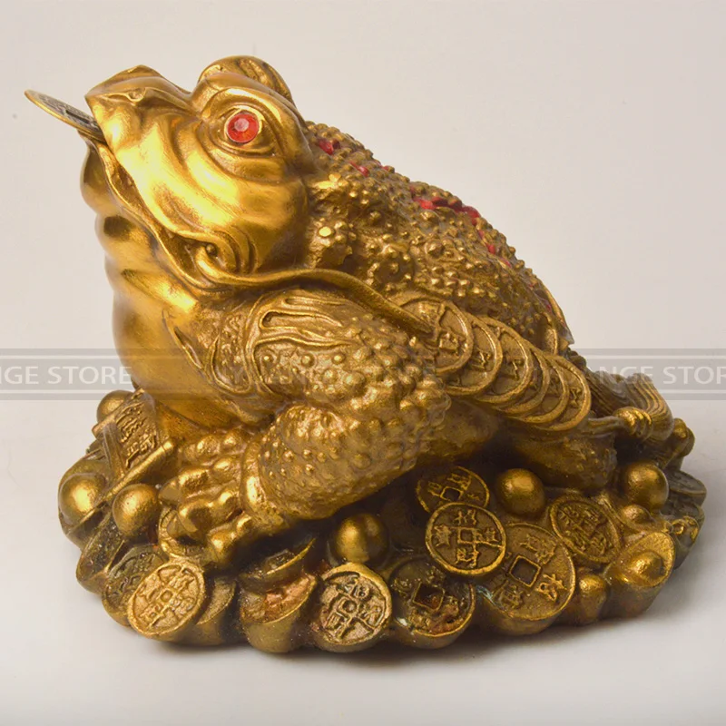Chinese Feng Shui Three Legged Money for Frog Fortune Brass Toad Chinese Coin Metal Craft Home Decor Gift
Chinese Feng Shui Three Legged Money for Frog Fortune Brass Toad Chinese Coin Metal Craft Home Decor Gift