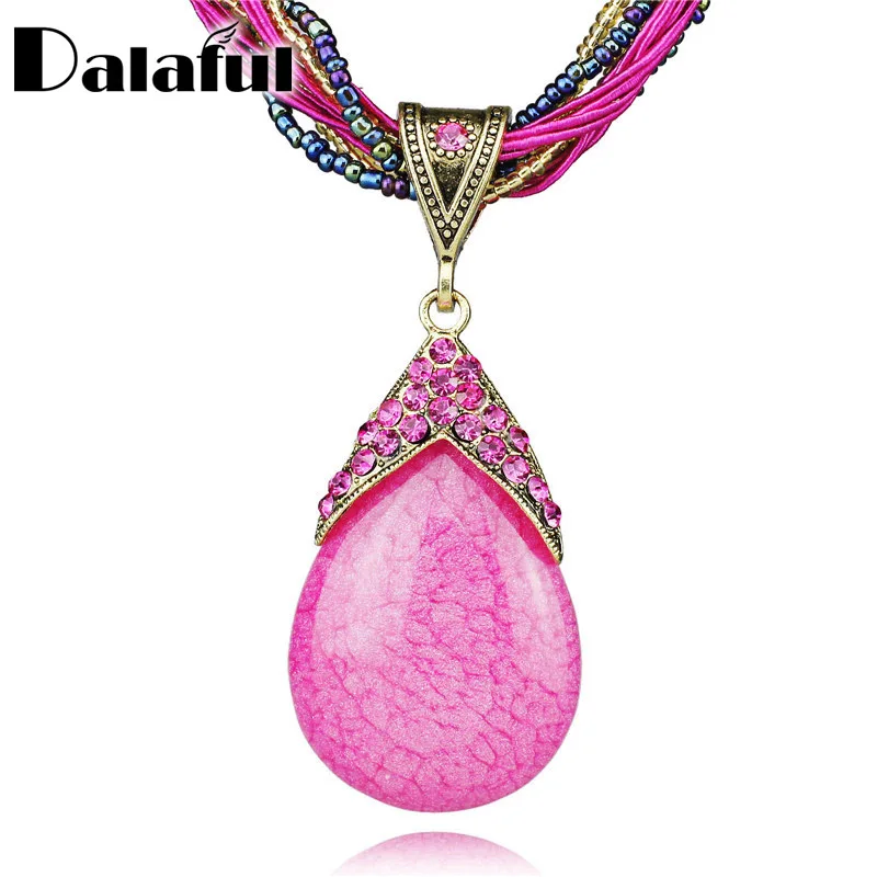 Fashion Jewelry Beautiful Tear Drop Copper Pendant Glass Beads Rope Chain Clavicle Necklace Free Shipping B041
Fashion Jewelry Beautiful Tear Drop Copper Pendant Glass Beads Rope Chain Clavicle Necklace Free Shipping B041