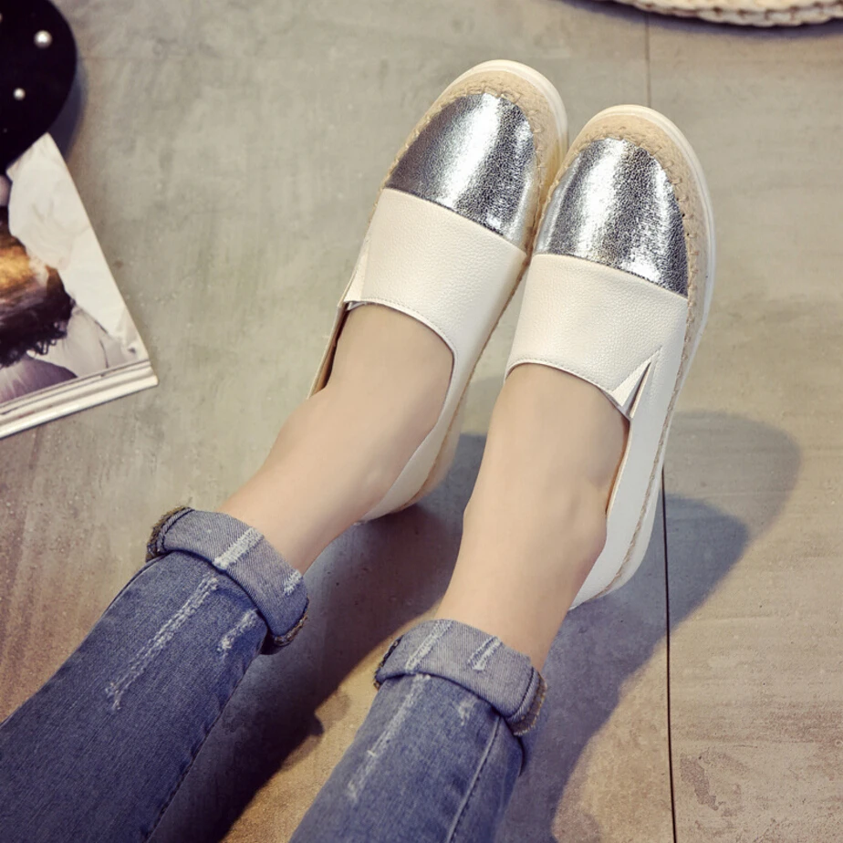 2018 Spring Autumn New Women's Flat Shoes Zapatos Mujer Espadrilles Shoes Sanglaide Ladies Slip On Creepers Flat Loafers Shoes
2018 Spring Autumn New Women's Flat Shoes Zapatos Mujer Espadrilles Shoes Sanglaide Ladies Slip On Creepers Flat Loafers Shoes