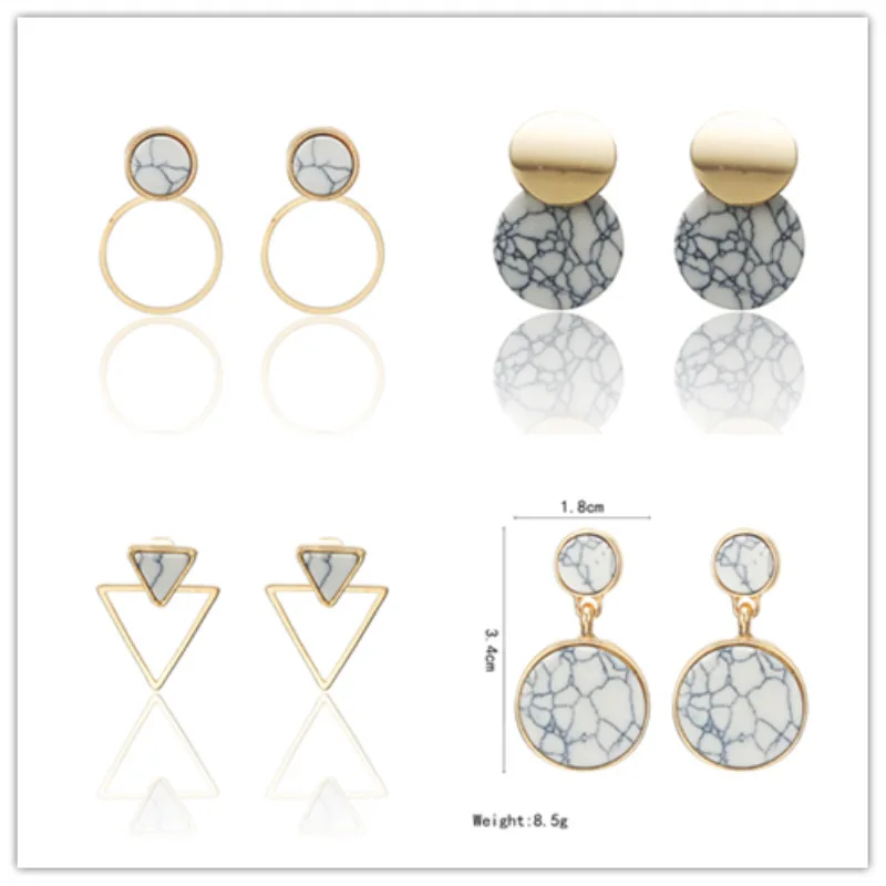 Aretes New Oorbellen 2019 Earings Brinco Real Earing Simple Geometric Long Earrings Marbled Pine Wholesale Anti-allergic
Aretes New Oorbellen 2019 Earings Brinco Real Earing Simple Geometric Long Earrings Marbled Pine Wholesale Anti-allergic
