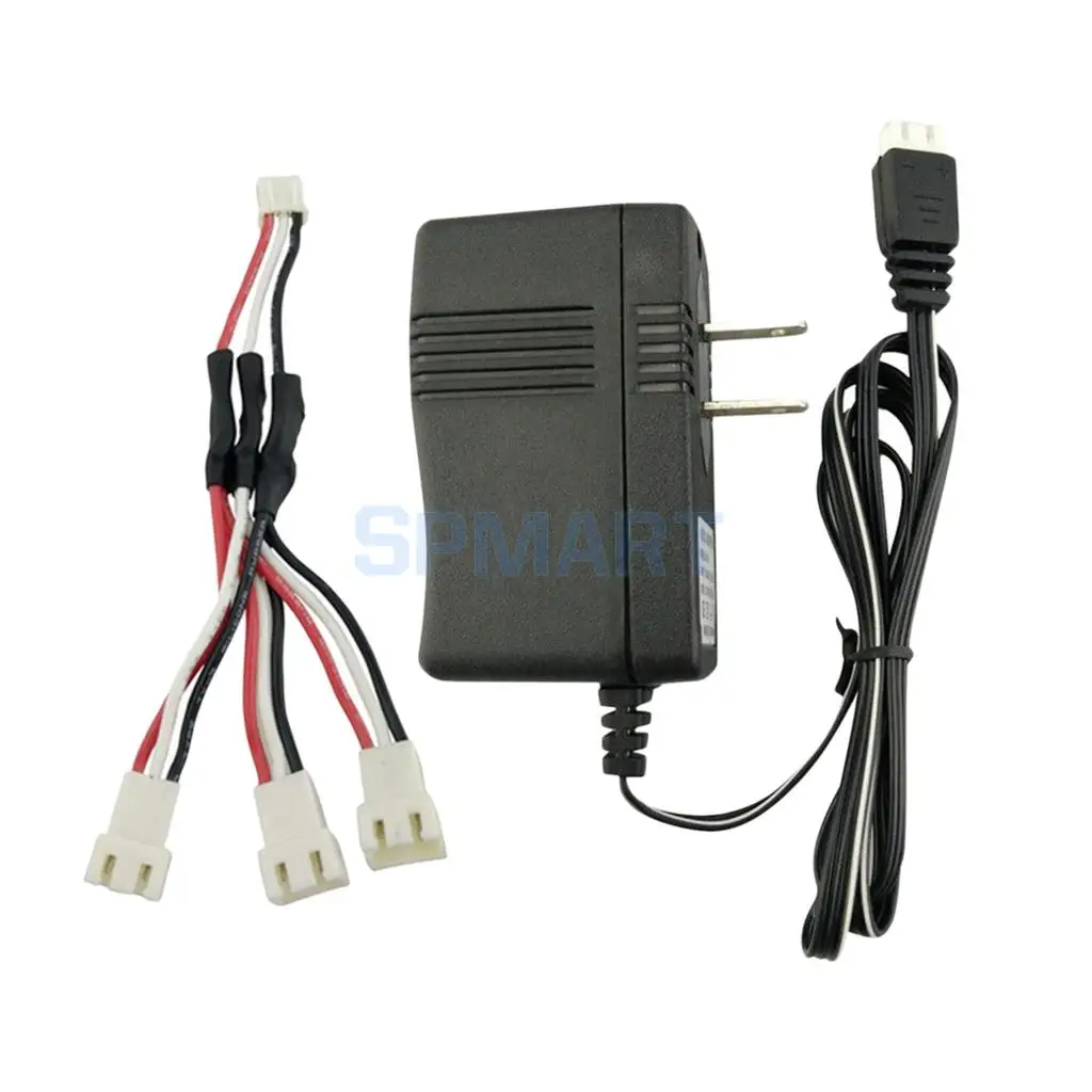 US Plug Battery Charger+3 in 1 Charge Cable Line for SYMA X8SW X8SC X8C X8G X8HW X8HC RC Drone