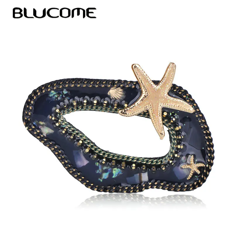 Blucome Fashion Starfish Shape Badge Brooch Abalone Shell Irregular Round Pins For Women Kids Suit Collar Scarf Corsage Jewelry 
Blucome Fashion Starfish Shape Badge Brooch Abalone Shell Irregular Round Pins For Women Kids Suit Collar Scarf Corsage Jewelry