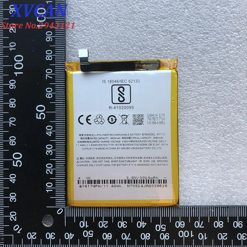 High Quality Original For Meizu Mei Zu blue A5 BT710 Battery M5c M710M M793Q Batterie Bateria Batterij Accumulator 3060mAh
High Quality Original For Meizu Mei Zu blue A5 BT710 Battery M5c M710M M793Q Batterie Bateria Batterij Accumulator 3060mAh