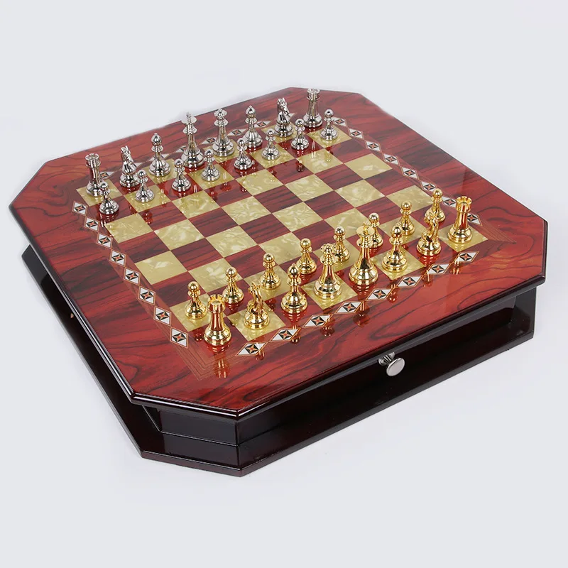 2019 New Gold and Silver High-end Chess Folding Chess Board High-end Puzzle Board Game
2019 New Gold and Silver High-end Chess Folding Chess Board High-end Puzzle Board Game