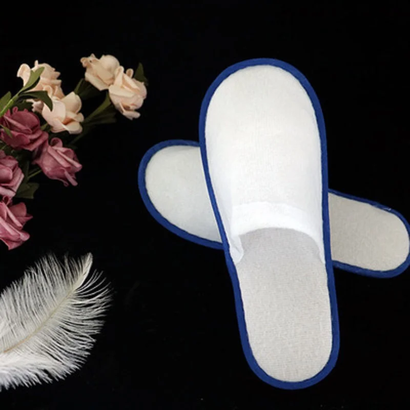 20 Pairs Hotel Travel Spa Disposable Slippers Home Guest Hotel Slippers Blue White
20 Pairs Hotel Travel Spa Disposable Slippers Home Guest Hotel Slippers Blue White