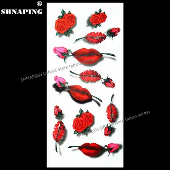 SHNAPIGN 3d Temporary Flash Tattoo Body Art Tatoo Sticker Sexy Lips 1 sheet 19*9cm For Selfie EN71 High Quality FREE SHIPPING
SHNAPIGN 3d Temporary Flash Tattoo Body Art Tatoo Sticker Sexy Lips 1 sheet 19*9cm For Selfie EN71 High Quality FREE SHIPPING