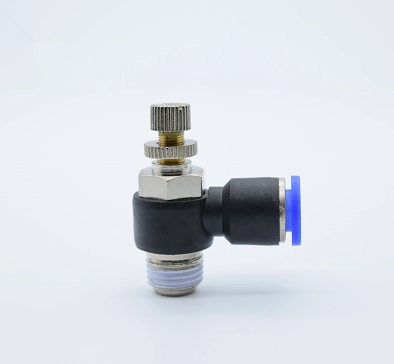 10Pcs/lot SL4-M5SL6-M5 Pneumatic quick L type throttle valve pneumatic joint Pneumatic fittings air compressor parts
10Pcs/lot SL4-M5SL6-M5 Pneumatic quick L type throttle valve pneumatic joint Pneumatic fittings air compressor parts