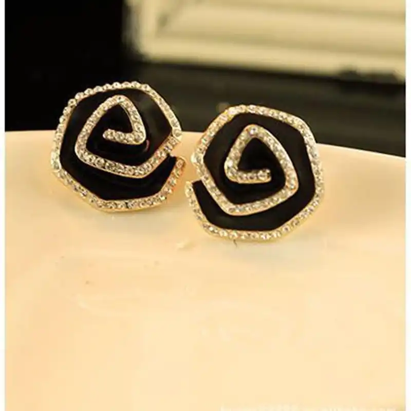 Женские серьги с имитацией леопардовой розы 4ED82 новое поступление|rose earrings|earrings