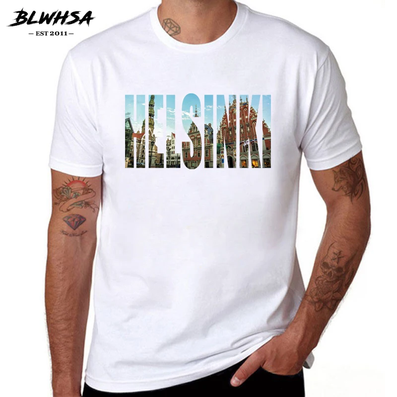 BLWHSA Helsinki City Printing T shirt Men Fashion Short Sleeve Cotton Funny T-shirts Summer Hip Hop Finland City Helsinki Tees
BLWHSA Helsinki City Printing T shirt Men Fashion Short Sleeve Cotton Funny T-shirts Summer Hip Hop Finland City Helsinki Tees