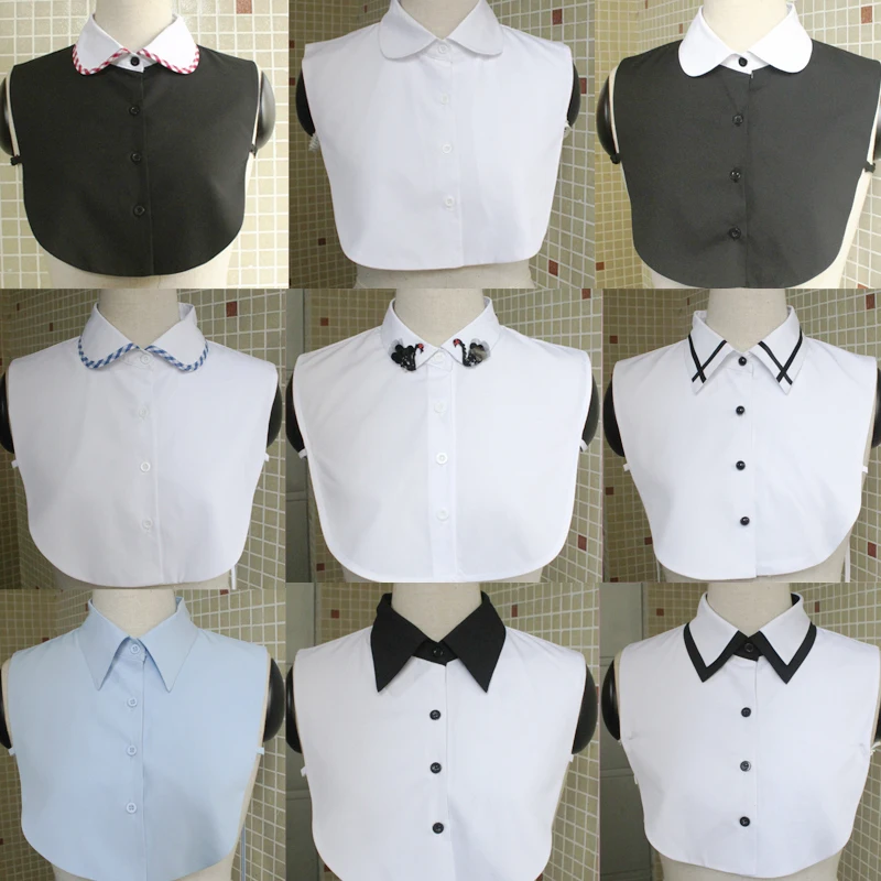 Fashion Women Lapel False Collar Cotton Black White Lace Fake Collar Neckline Sweater Decoration Lace Crochet
Fashion Women Lapel False Collar Cotton Black White Lace Fake Collar Neckline Sweater Decoration Lace Crochet