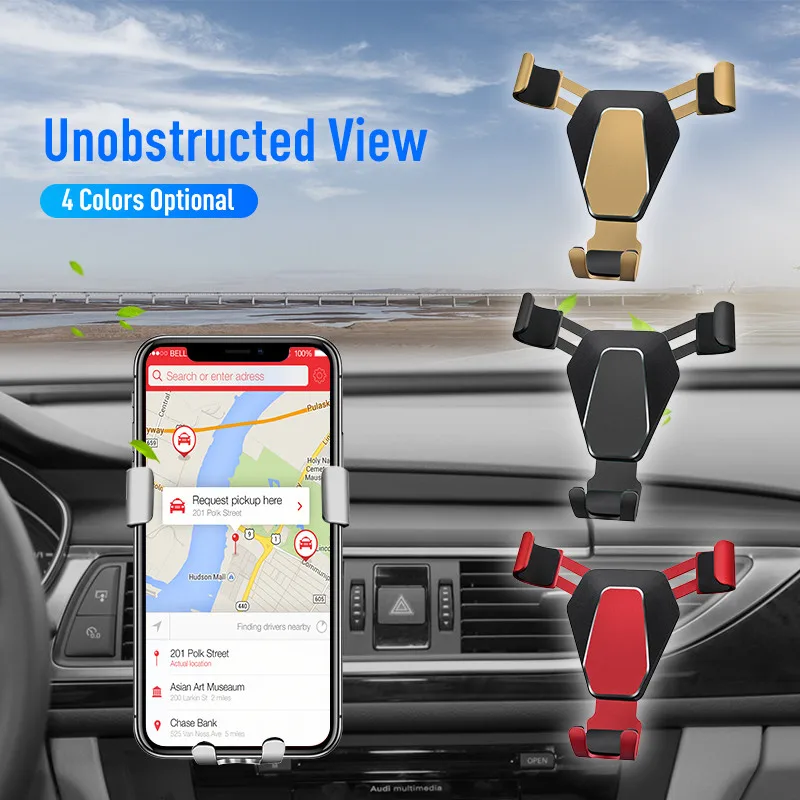 Anti-skid anti-drop mobile phone grab car air outlet aluminum gravity mobile phone bracket Car Holder Automotive Car Accessories
Anti-skid anti-drop mobile phone grab car air outlet aluminum gravity mobile phone bracket Car Holder Automotive Car Accessories
