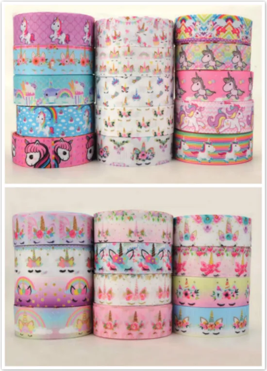 50% off 22/25mm Pretty Unicorn cartoon printed grosgrain ribbon 5 /10/20 yds print random delivery
50% off 22/25mm Pretty Unicorn cartoon printed grosgrain ribbon 5 /10/20 yds print random delivery