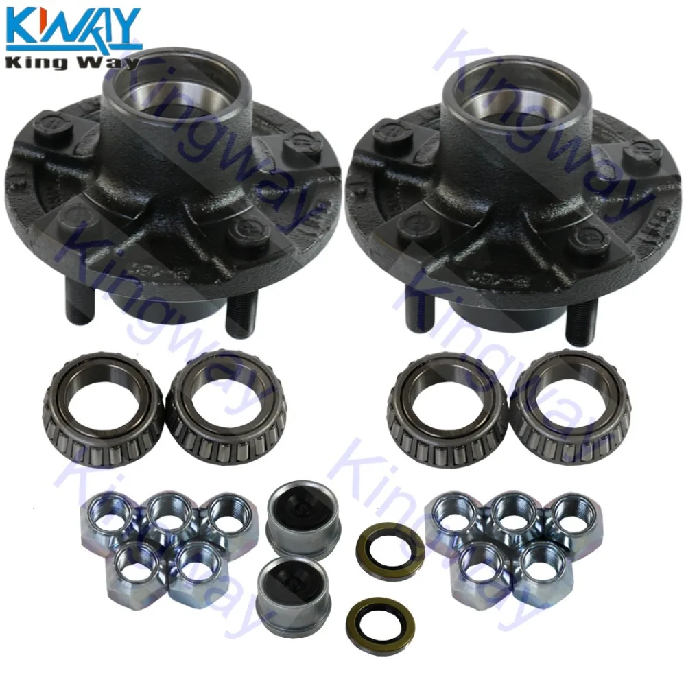 FREE SHIPPING-King Way- 2 PCS 5 on 4.5" Lug Bolt Trailer Idler Hub For 2000 lbs Axle 1-1/16" bearings
FREE SHIPPING-King Way- 2 PCS 5 on 4.5" Lug Bolt Trailer Idler Hub For 2000 lbs Axle 1-1/16" bearings