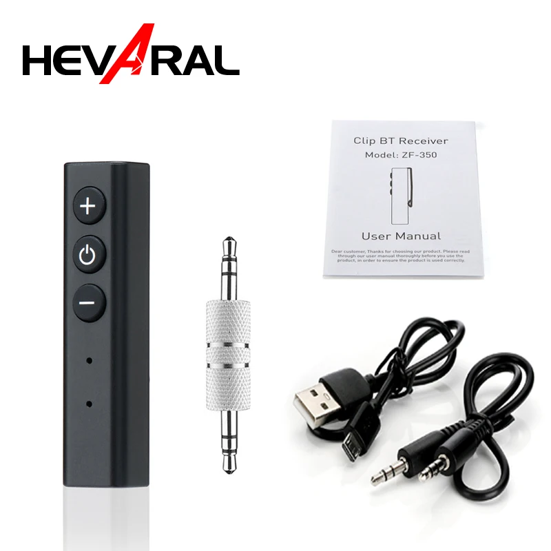HEVARAL Wireless Bluetooth Adapter Receiver 4.2 Stereo Music Car Kit Receiver Audio For Headphone Speaker With 3.5 Jack Receptor
HEVARAL Wireless Bluetooth Adapter Receiver 4.2 Stereo Music Car Kit Receiver Audio For Headphone Speaker With 3.5 Jack Receptor