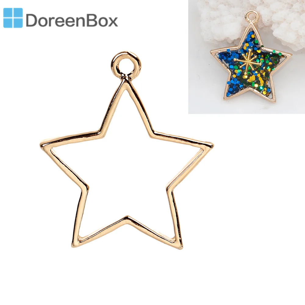 Doreen Box Classic Pentagram Zinc Based Alloy Open Back Bezel Gold Color Unisex Pendants For DIY Resin Drop 3.4x2.9cm, 1 Piece
Doreen Box Classic Pentagram Zinc Based Alloy Open Back Bezel Gold Color Unisex Pendants For DIY Resin Drop 3.4x2.9cm, 1 Piece