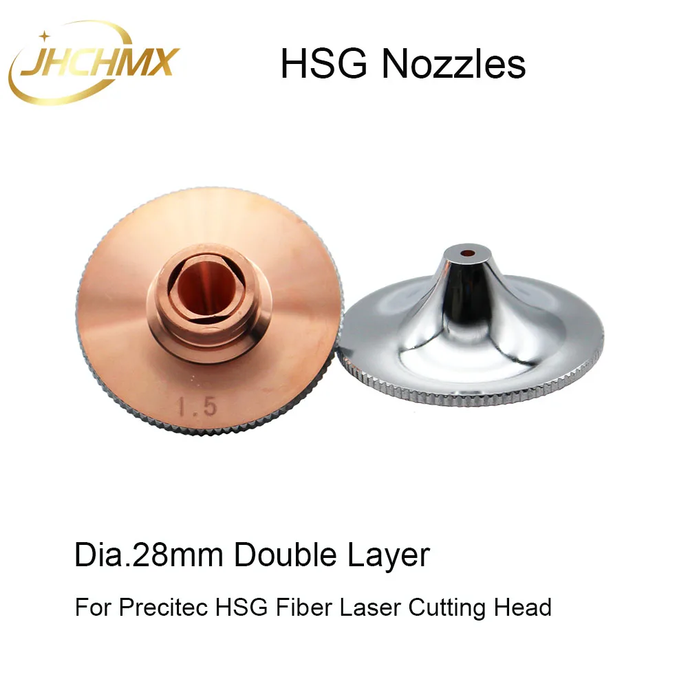 High Quality 10pcs/lot Precitec HSG Laser Nozzles Double Layer Caliber 1.0-3.5mm For HSG Precitec Fiber Laser Cutting Machines
High Quality 10pcs/lot Precitec HSG Laser Nozzles Double Layer Caliber 1.0-3.5mm For HSG Precitec Fiber Laser Cutting Machines
