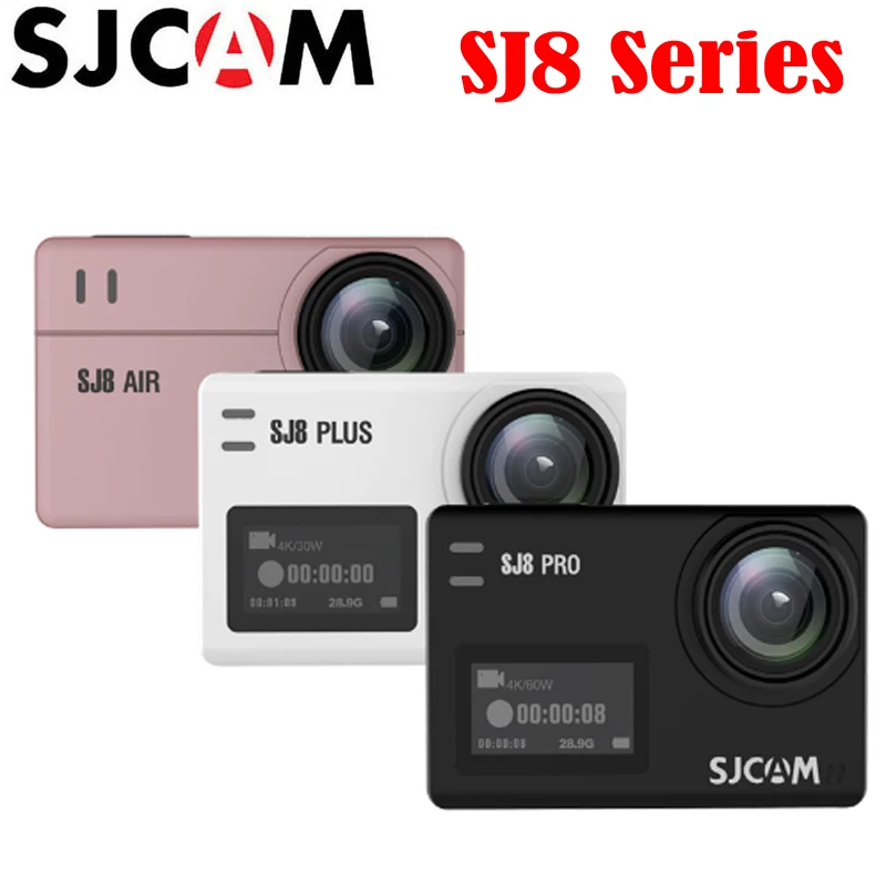 

Original SJCAM SJ8 Series SJ8 Air & SJ8 Plus & SJ8 Pro 1290P 4K 60fps Action Camera WIFI Remote Control Waterproof Sports DV