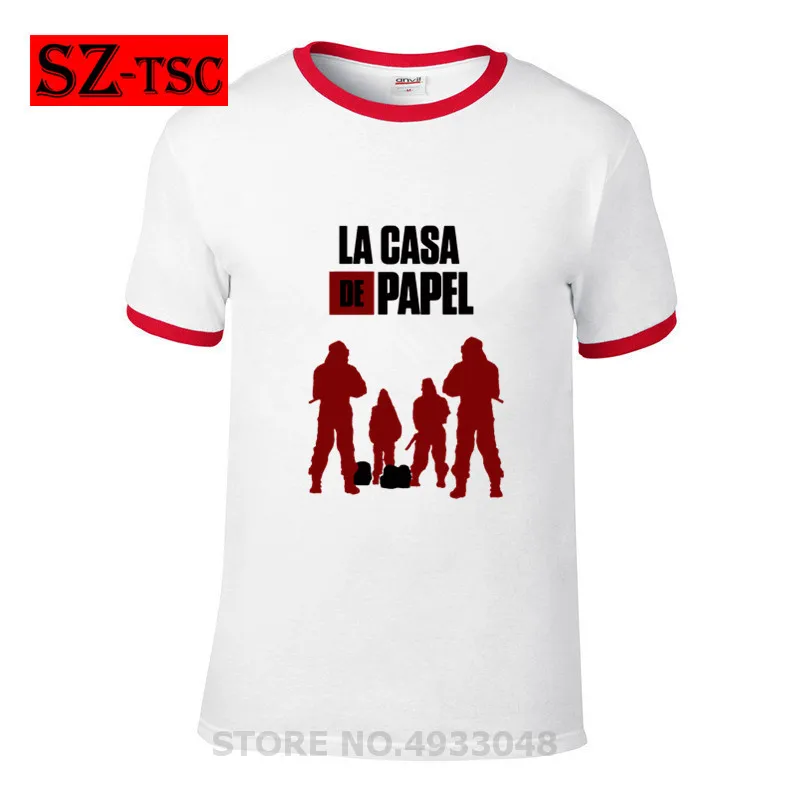 Men Funny Design La Casa De Papel Group Team T Shirt Money Heist Tees TV Series Tshirts Men Short Sleeve House of Paper T-Shirts
Men Funny Design La Casa De Papel Group Team T Shirt Money Heist Tees TV Series Tshirts Men Short Sleeve House of Paper T-Shirts