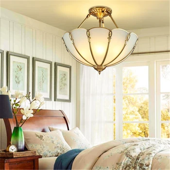 European copper ceiling lamp American simple living room lights Half lamp restaurant lights atmosphere copper lights LU623 ZL142
European copper ceiling lamp American simple living room lights Half lamp restaurant lights atmosphere copper lights LU623 ZL142