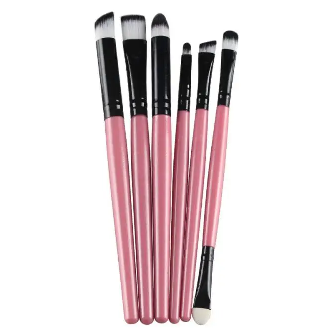 

6PCS Makeup Brushes Set Foundation Powder Eyeshadow Eyeliner Lip Concealer Brush Cosmetic Brush kit de pinceis de maquiagem