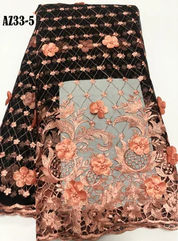 African Lace Fabric 2019 High Quality Lace 3d Flower Lace Fabric Embroidery lace trim 5yards For African Bridal dress PGC1956B
African Lace Fabric 2019 High Quality Lace 3d Flower Lace Fabric Embroidery lace trim 5yards For African Bridal dress PGC1956B